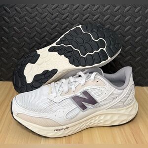 New Balance Fresh Foam Arishi V4 Beige Cream Running Sneakers Mens Size 13 Wide